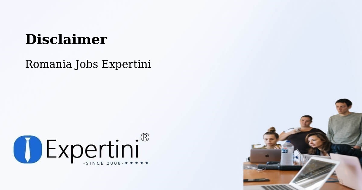Disclaimer – Cotumba - Romania Jobs Expertini