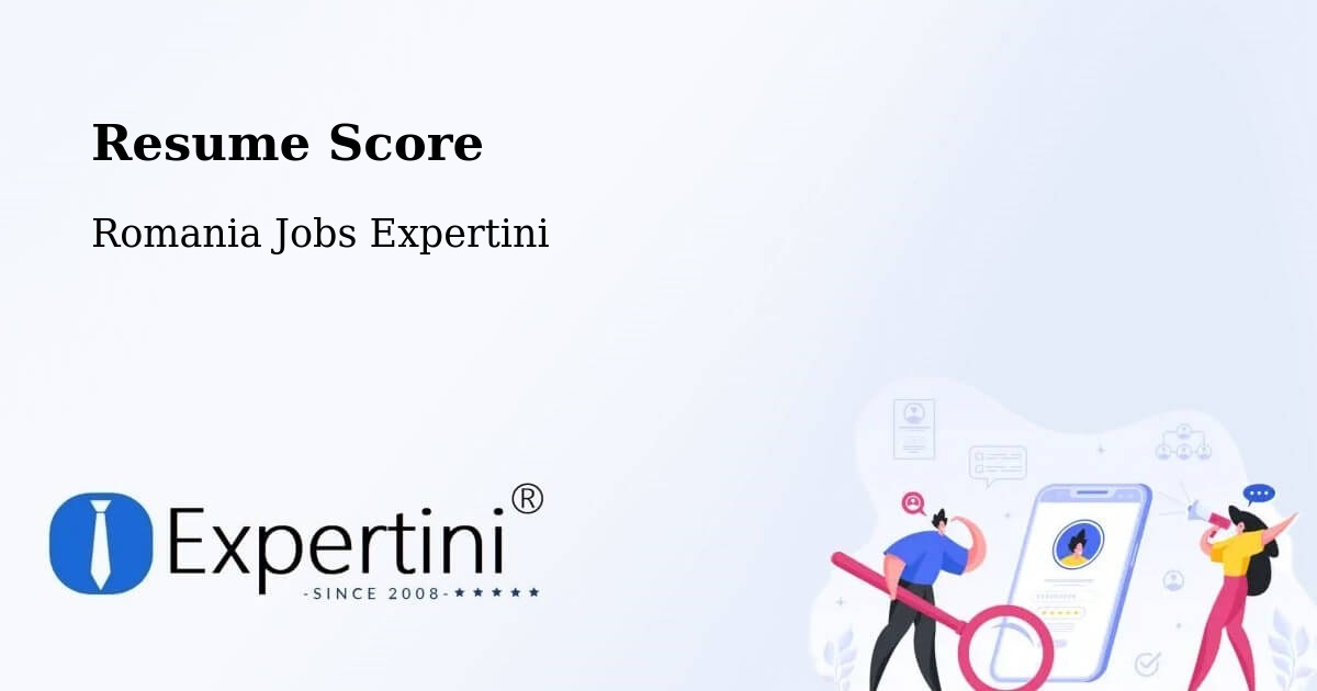 Resume Score & Job Description Match Tool – Cotumba - Romania Jobs Expertini